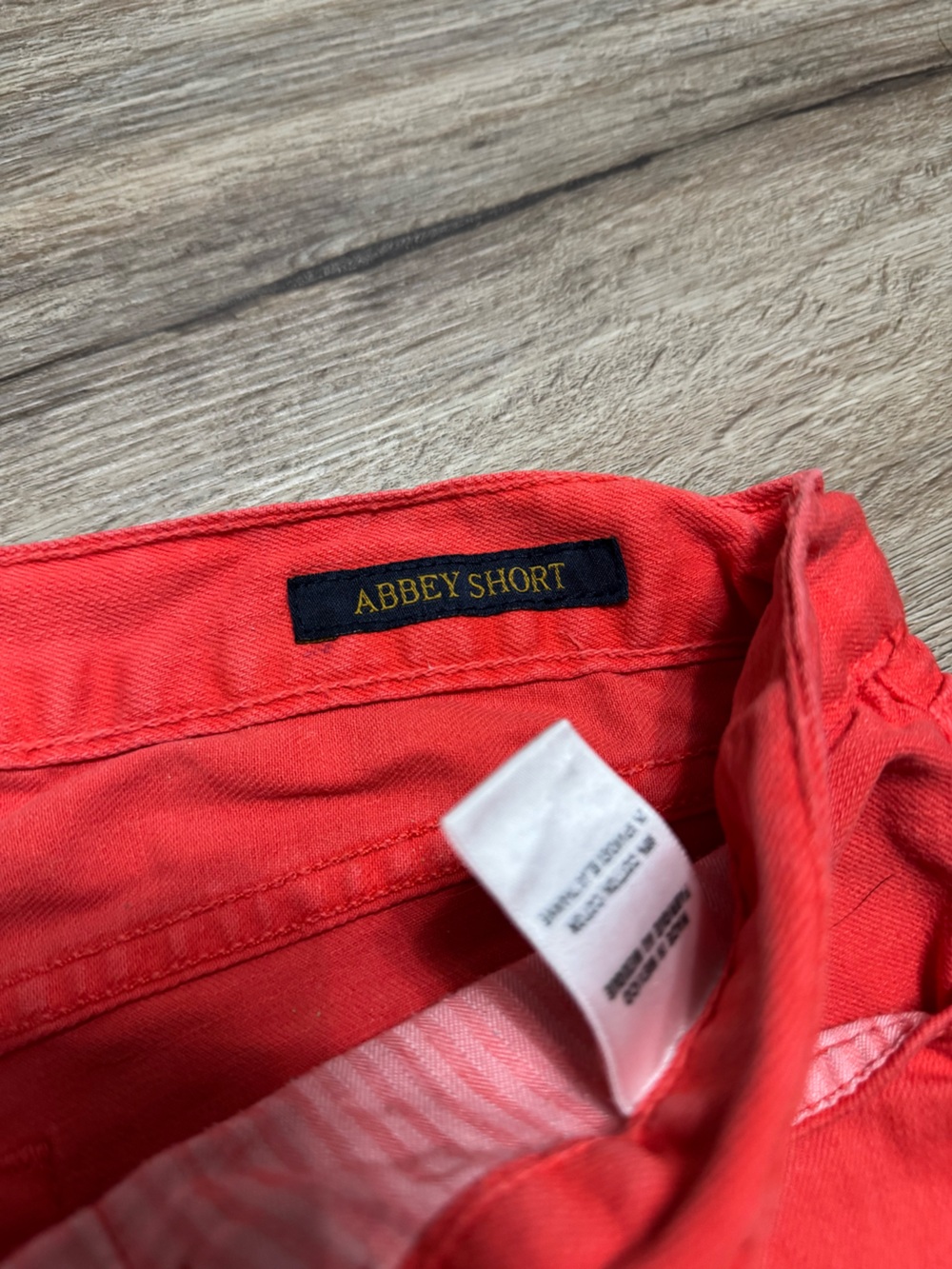 Lucky Brand Red/Coral Women's Denim Jean Shorts - Picture 3 of 4
